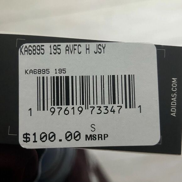 Adidas Aston Villa FC 24/25 Home Kit Red Size Small Soccer Jersey Betano - Picture 4 of 8